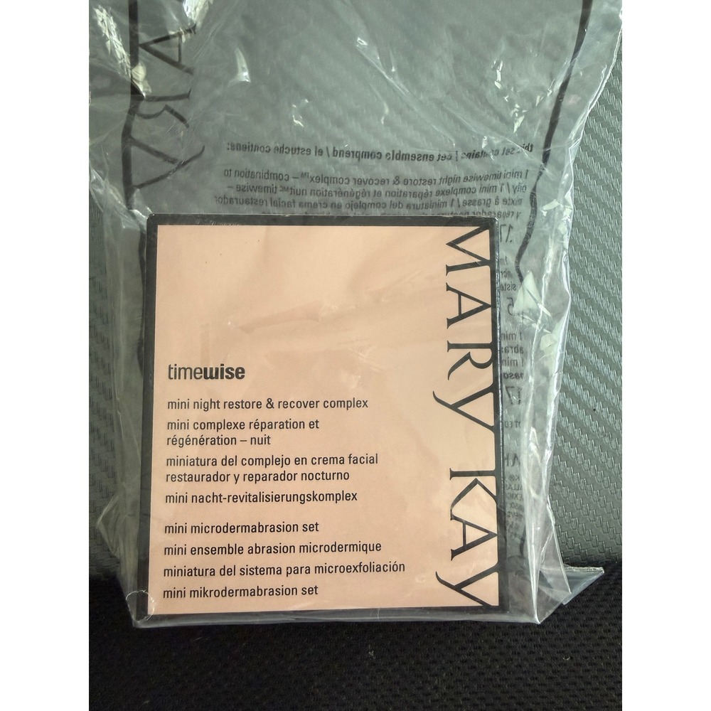 Mary Kay TimeWise Mini Night Restore Recover & Microdermabrasion Set  New